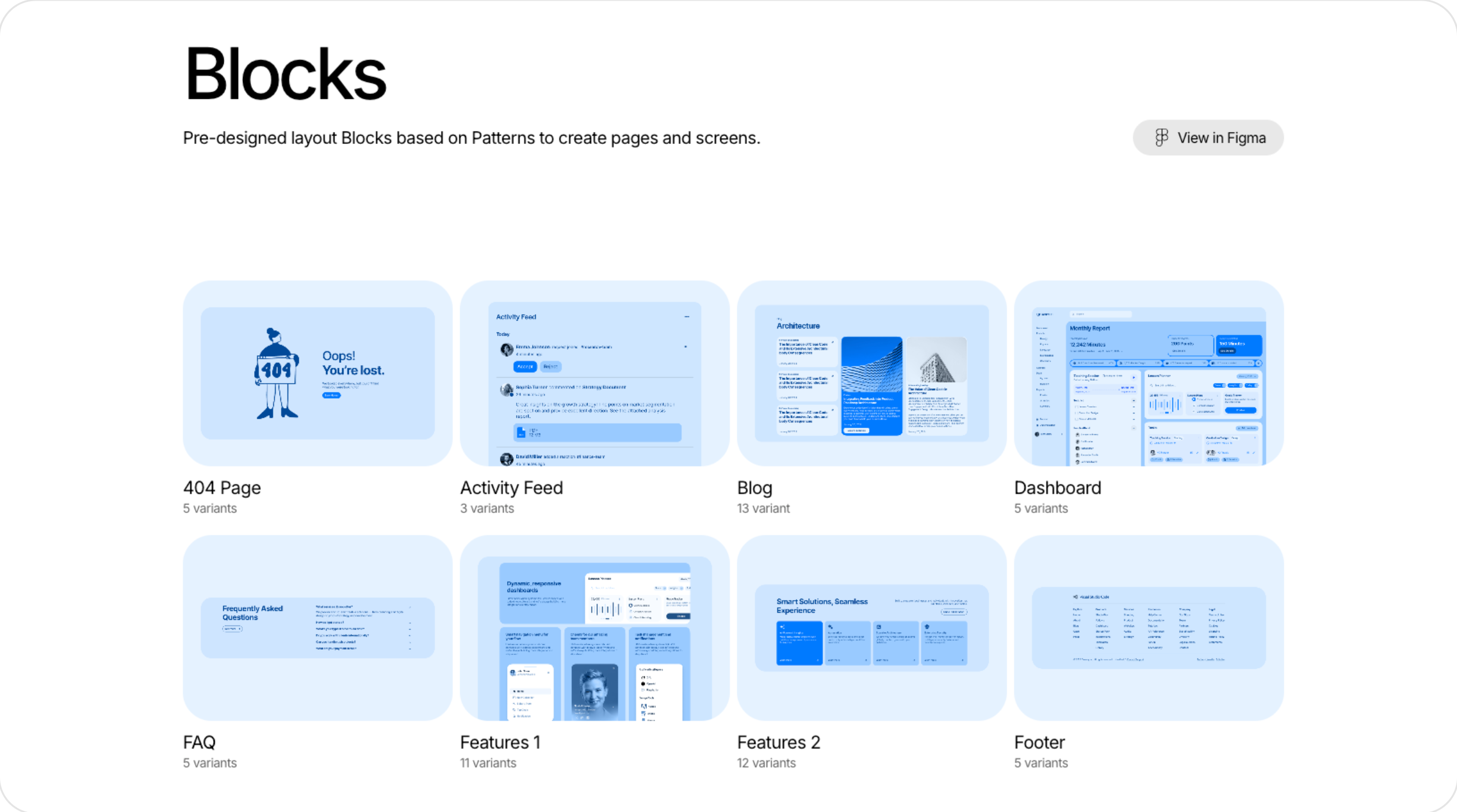 Voit blocks overview