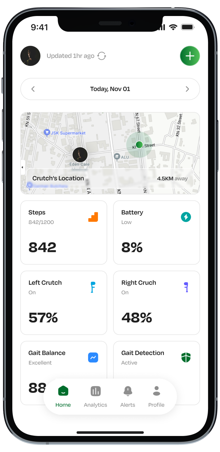 App screen – 1P
