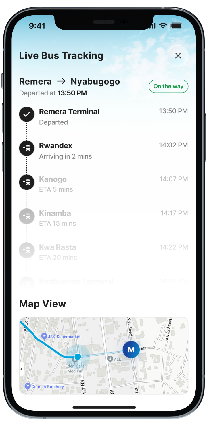 AC Mobility – live bus tracking