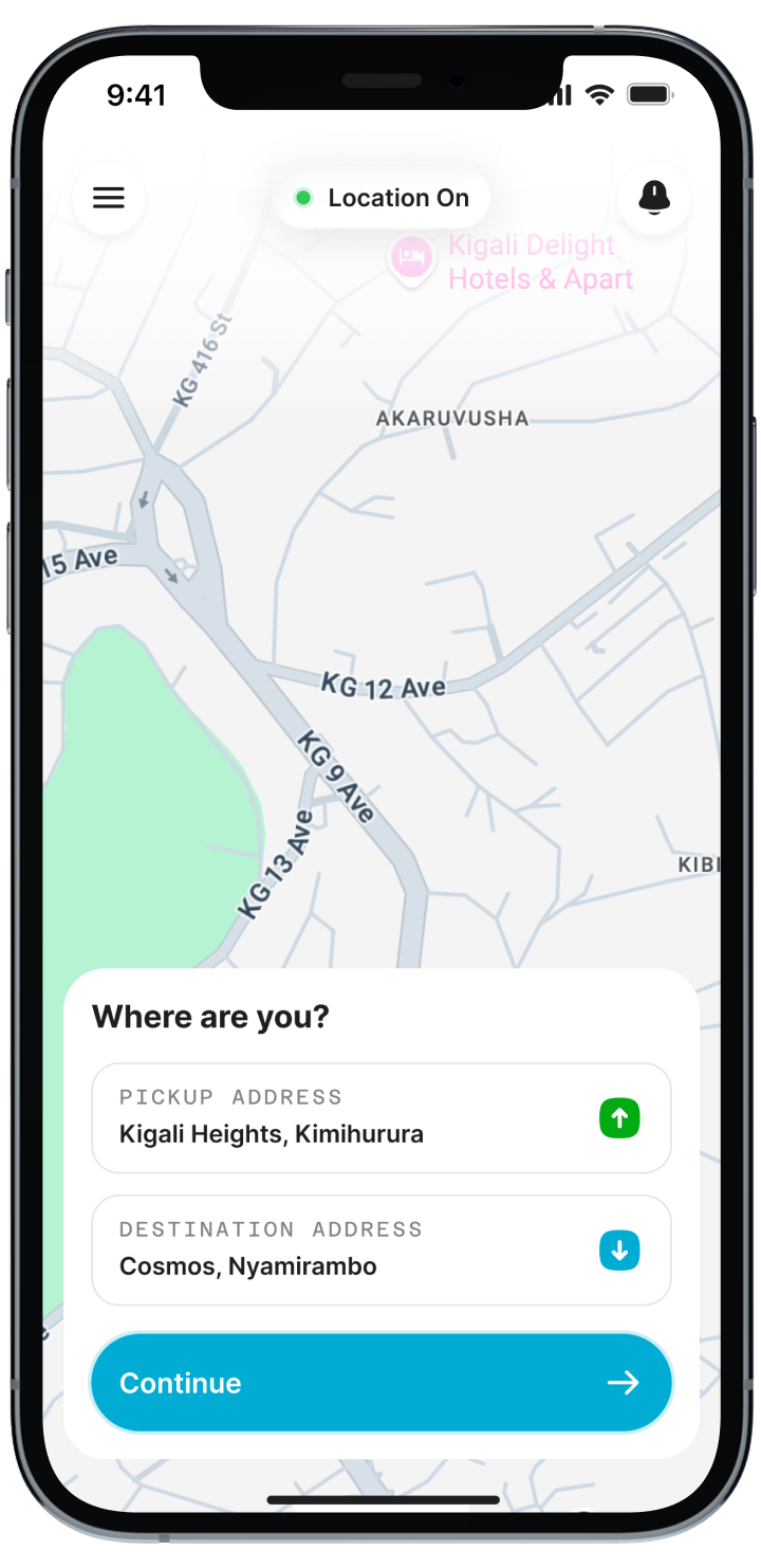 VugoGo – map view