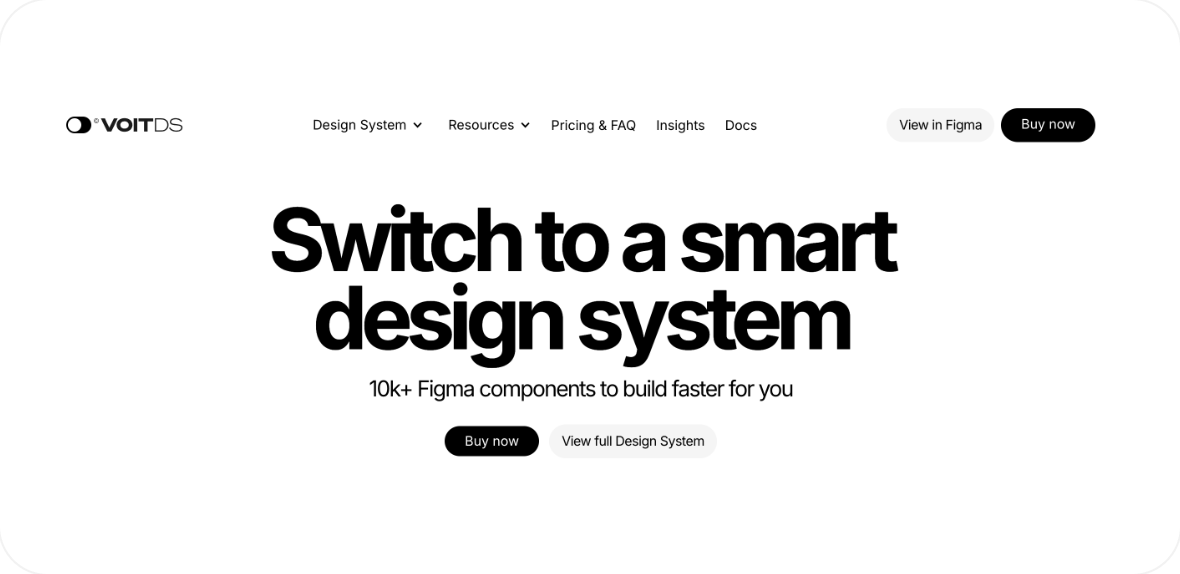 Voit, Turning a design system into something designers could actually build with.